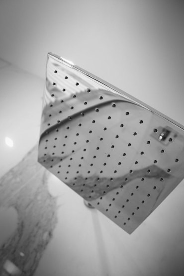 Doccia acciaio inox per bagno.